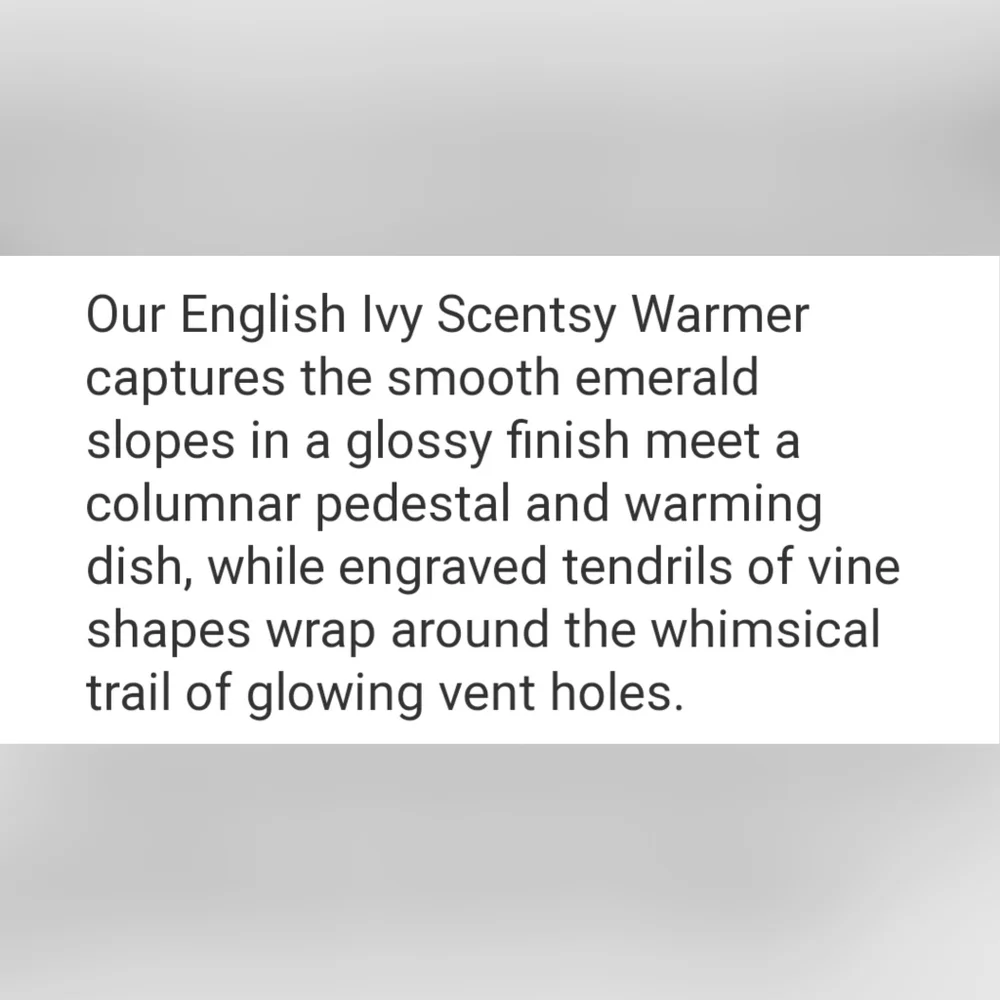 SCENTSY | ENGLISH IVY